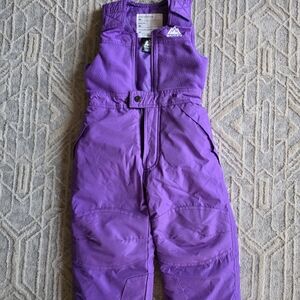 Snozu Kids Purple Bib Overalls